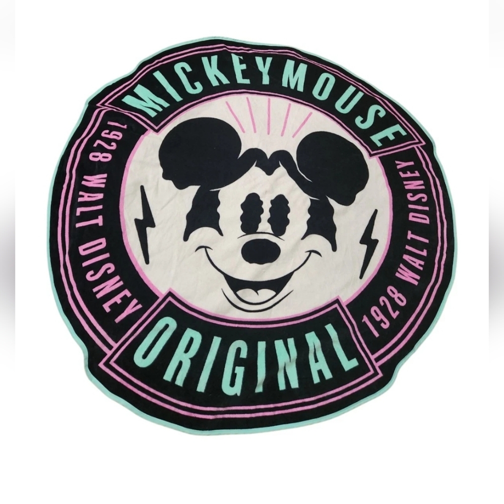 mickey mouse circle beach towel 1928 walt disney One Size 50"